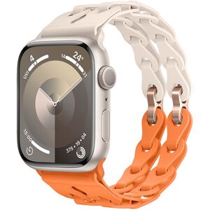 Unbranded (Star orange, 42mm 44mm 45mm 49mm) Silicone Strap for Apple Watch Ultra 2 Band 4 Unbranded (Star orange, 42mm 44mm 45mm 49mm) Silicone Strap for Apple Watch Ultra 2 Band 4