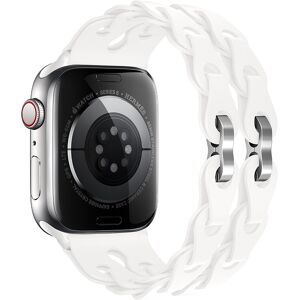 Unbranded (White, 38mm 40mm 41mm) Silicone Strap for Apple Watch Ultra 2 Band 49mm 44mm 42 Unbranded (White, 38mm 40mm 41mm) Silicone Strap for Apple Watch Ultra 2 Band 49mm 44mm 42