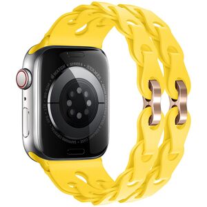Unbranded (Yellow, 38mm 40mm 41mm) Silicone Strap for Apple Watch Ultra 2 Band 49mm 44mm 4 Unbranded (Yellow, 38mm 40mm 41mm) Silicone Strap for Apple Watch Ultra 2 Band 49mm 44mm 4