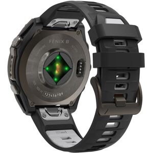 Unbranded (Black Gray, QuickFit 22mm) 1:1 Fenix8 Watch Band For Garmin Fenix 8 47mm 51mm E Unbranded (Black Gray, QuickFit 22mm) 1:1 Fenix8 Watch Band For Garmin Fenix 8 47mm 51mm E