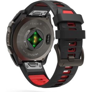Unbranded (Black Red, QuickFit 22mm) 1:1 Fenix8 Watch Band For Garmin Fenix 8 47mm 51mm E Unbranded (Black Red, QuickFit 22mm) 1:1 Fenix8 Watch Band For Garmin Fenix 8 47mm 51mm E