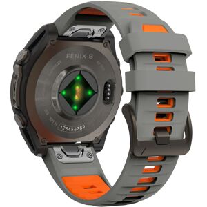 Unbranded (Dark Gray Orange, QuickFit 22mm) 1:1 Fenix8 Watch Band For Garmin Fenix 8 47mm Unbranded (Dark Gray Orange, QuickFit 22mm) 1:1 Fenix8 Watch Band For Garmin Fenix 8 47mm