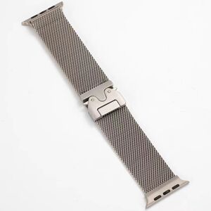 Unbranded (Titanium, 42 44 45 46 49mm) Milanese Loop Strap For Apple Watch Band Ultra 2 49 Unbranded (Titanium, 42 44 45 46 49mm) Milanese Loop Strap For Apple Watch Band Ultra 2 49