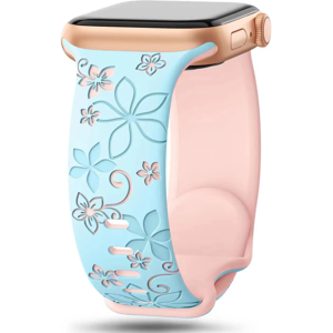 Unbranded (blue pink, 38mm 40mm 41mm) Engraved Strap For Apple Watch Band 40mm 44mm 41mm 4 Unbranded (blue pink, 38mm 40mm 41mm) Engraved Strap For Apple Watch Band 40mm 44mm 41mm 4