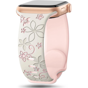 Unbranded (cream pink, 42mm 44mm 45mm 49mm) Engraved Strap For Apple Watch Band 40mm 44mm Unbranded (cream pink, 42mm 44mm 45mm 49mm) Engraved Strap For Apple Watch Band 40mm 44mm