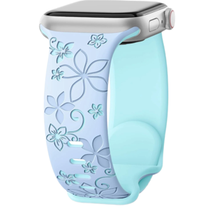 Unbranded (blue mint, 38mm 40mm 41mm) Engraved Strap For Apple Watch Band 40mm 44mm 41mm 4 Unbranded (blue mint, 38mm 40mm 41mm) Engraved Strap For Apple Watch Band 40mm 44mm 41mm 4