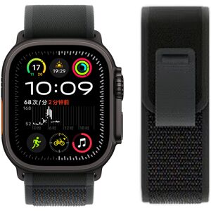 Unbranded (NEW Black-Black, 42 44 45 46mm 49mm) Trail loop For Apple Watch Ultra 2 Band 49 Unbranded (NEW Black-Black, 42 44 45 46mm 49mm) Trail loop For Apple Watch Ultra 2 Band 49