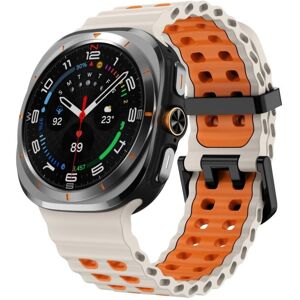 Unbranded (Silver-Orange) 47mm Marine Band Replacement Watch Bands New Sport Strap for Sam Unbranded (Silver-Orange) 47mm Marine Band Replacement Watch Bands New Sport Strap for Sam