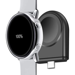 GreenZech (Black) Samsung Galaxy Watch Charger, USB C Dock for Galaxy Watch 3, 4, 5, Activ GreenZech (Black) Samsung Galaxy Watch Charger, USB C Dock for Galaxy Watch 3, 4, 5, Activ