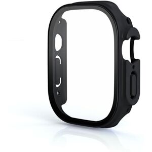 Qooth (black, 49mm) Glass+case For Apple Watch Ultra 49mm strap smartwatch PC Bumper+S Qooth (black, 49mm) Glass+case For Apple Watch Ultra 49mm strap smartwatch PC Bumper+S