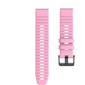 Unbranded (Pink-22mm, Garmin Fenix 6 Pro) 22 26mm QuickFit Silicone Strap For Garmin Fenix Unbranded (Pink-22mm, Garmin Fenix 6 Pro) 22 26mm QuickFit Silicone Strap For Garmin Fenix