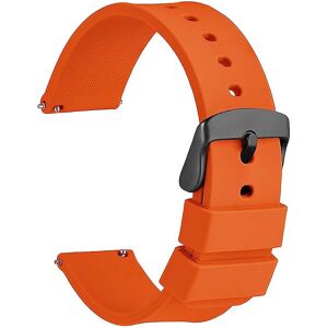 Unbranded (As show, One size) Silicone Strap With Orange Black Buckle, Quick Replacements Unbranded (As show, One size) Silicone Strap With Orange Black Buckle, Quick Replacements