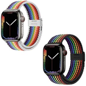Unbranded (As show, One size) 2 PCS Compatible with Apple Watch iWatch Bands 42mm 44mm 45m Unbranded (As show, One size) 2 PCS Compatible with Apple Watch iWatch Bands 42mm 44mm 45m