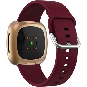 Unbranded (Wine Red) For Fitbit Versa 4 Sense 2 Silicone Watch Band Soft Sport Replacement Unbranded (Wine Red) For Fitbit Versa 4 Sense 2 Silicone Watch Band Soft Sport Replacement