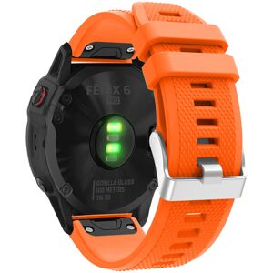 Unbranded (Orange) For Garmin Fenix 6 Silicone Sport Watch Band 22mm Adjustable Wrist Stra Unbranded (Orange) For Garmin Fenix 6 Silicone Sport Watch Band 22mm Adjustable Wrist Stra