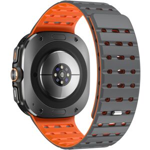 Unbranded (Grey / Orange) For Samsung Galaxy Watch Ultra 47mm / Ultra (2025) 47mm Watch Ba Unbranded (Grey / Orange) For Samsung Galaxy Watch Ultra 47mm / Ultra (2025) 47mm Watch Ba