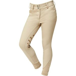 (23in, Beige) Dublin Childrens/Kids Prime Gel Knee Patch Breeches (23in, Beige) Dublin Childrens/Kids Prime Gel Knee Patch Breeches