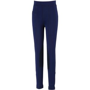 (26in, Navy) Dublin Childrens/Kids Performance Flex Knee Patch Riding Tights (26in, Navy) Dublin Childrens/Kids Performance Flex Knee Patch Riding Tights