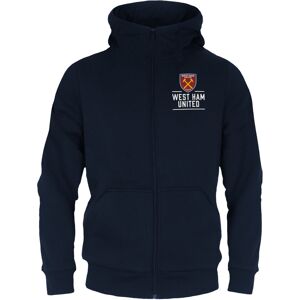 (Navy Blue, 4-5 Years) West Ham United FC Boys Hoody Zip Fleece Kids OFFICIAL Fo (Navy Blue, 4-5 Years) West Ham United FC Boys Hoody Zip Fleece Kids OFFICIAL Fo