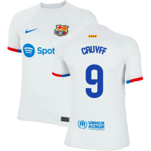 Nike (LB) 2023-2024 Barcelona Away Shirt (Kids) (Cruyff 9) Nike (LB) 2023-2024 Barcelona Away Shirt (Kids) (Cruyff 9)