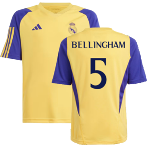 adidas (XLB) 2023-2024 Real Madrid Training Shirt (Spark) - Kids (Bellingham 5) adidas (XLB) 2023-2024 Real Madrid Training Shirt (Spark) - Kids (Bellingham 5)