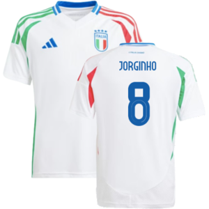 adidas (XLB) 2024-2025 Italy Away Shirt (Kids) (JORGINHO 8) adidas (XLB) 2024-2025 Italy Away Shirt (Kids) (JORGINHO 8)