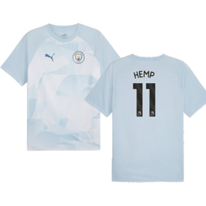 Puma (SB) 2023-2024 Man City Prematch SS Jersey (Silver Sky) - Kids (Hemp 11) Puma (SB) 2023-2024 Man City Prematch SS Jersey (Silver Sky) - Kids (Hemp 11)