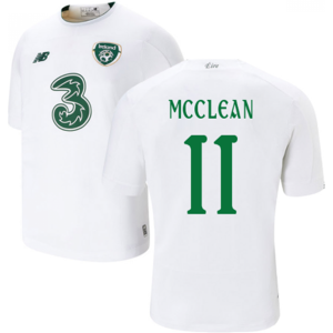 Umbro (LB) 2019-2020 Ireland Away New Balance Football Shirt (Kids) (McClean 11) Umbro (LB) 2019-2020 Ireland Away New Balance Football Shirt (Kids) (McClean 11)