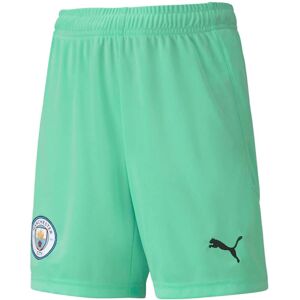 Puma (XLB) 2020-2021 Man City Home Goalkeeper Shorts (Green) - Kids Puma (XLB) 2020-2021 Man City Home Goalkeeper Shorts (Green) - Kids
