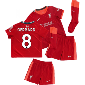 Nike (LB) Liverpool 2021-2022 Home Little Boys Mini Kit (GERRARD 8) Nike (LB) Liverpool 2021-2022 Home Little Boys Mini Kit (GERRARD 8)