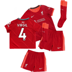 Nike (LB) Liverpool 2021-2022 Home Little Boys Mini Kit (VIRGIL 4) Nike (LB) Liverpool 2021-2022 Home Little Boys Mini Kit (VIRGIL 4)