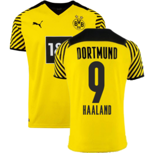Puma (SB) 2021-2022 Borussia Dortmund Home Shirt (Kids) (HAALAND 9) Puma (SB) 2021-2022 Borussia Dortmund Home Shirt (Kids) (HAALAND 9)