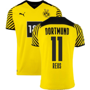 Puma (MB) 2021-2022 Borussia Dortmund Home Shirt (Kids) (REUS 11) Puma (MB) 2021-2022 Borussia Dortmund Home Shirt (Kids) (REUS 11)