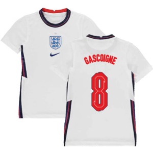 (SB) 2020-2021 England Home Nike Football Shirt (Kids) (GASCOIGNE 8) (SB) 2020-2021 England Home Nike Football Shirt (Kids) (GASCOIGNE 8)