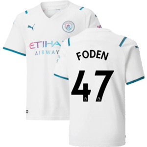 Puma (SB) 2021-2022 Man City Away Shirt (Kids) (FODEN 47) Puma (SB) 2021-2022 Man City Away Shirt (Kids) (FODEN 47)