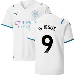 Puma (SB) 2021-2022 Man City Away Shirt (Kids) (G JESUS 9) Puma (SB) 2021-2022 Man City Away Shirt (Kids) (G JESUS 9)