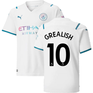 Puma (SB) 2021-2022 Man City Away Shirt (Kids) (GREALISH 10) Puma (SB) 2021-2022 Man City Away Shirt (Kids) (GREALISH 10)