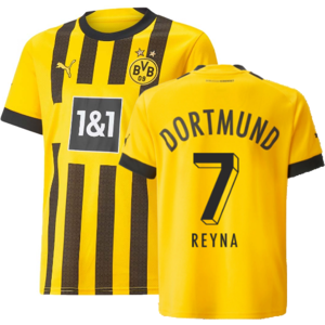 Puma (XSB) 2022-2023 Borussia Dortmund Home Shirt (Kids) (REYNA 7) Puma (XSB) 2022-2023 Borussia Dortmund Home Shirt (Kids) (REYNA 7)