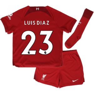 Nike LFC 2022-23 Liverpool Mini Kit - Luis Diaz - Red - Boys Nike LFC 2022-23 Liverpool Mini Kit - Luis Diaz - Red - Boys