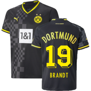 Puma (XSB) 2022-2023 Borussia Dortmund Away Shirt (Kids) (BRANDT 19) Puma (XSB) 2022-2023 Borussia Dortmund Away Shirt (Kids) (BRANDT 19)