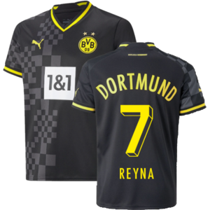Puma (XSB) 2022-2023 Borussia Dortmund Away Shirt (Kids) (REYNA 7) Puma (XSB) 2022-2023 Borussia Dortmund Away Shirt (Kids) (REYNA 7)