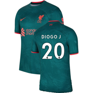Nike (S) 2022-2023 Liverpool Third Shirt (DIOGO J 20) Nike (S) 2022-2023 Liverpool Third Shirt (DIOGO J 20)
