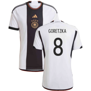 adidas (SB) 2022-2023 Germany Home Shirt (Kids) (GORETZKA 8) adidas (SB) 2022-2023 Germany Home Shirt (Kids) (GORETZKA 8)