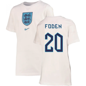 Nike Foden 20 England Crest Tee - T-Shirt Nike Foden 20 England Crest Tee - T-Shirt