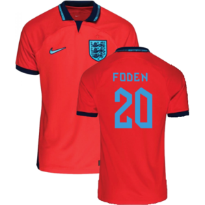 Nike (XSB) 2022-2023 England Away Shirt (Kids) (Foden 20) Nike (XSB) 2022-2023 England Away Shirt (Kids) (Foden 20)