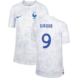 Nike (SB) 2022-2023 France Away Shirt (Kids) (Giroud 9) Nike (SB) 2022-2023 France Away Shirt (Kids) (Giroud 9)