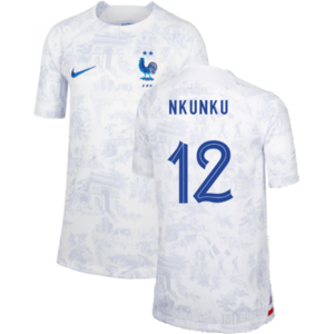 Nike (SB) 2022-2023 France Away Shirt (Kids) (Nkunku 12) Nike (SB) 2022-2023 France Away Shirt (Kids) (Nkunku 12)