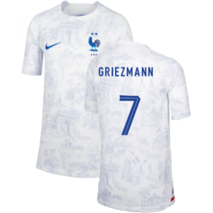 Nike (SB) 2022-2023 France Away Shirt (Kids) (Griezmann 7) Nike (SB) 2022-2023 France Away Shirt (Kids) (Griezmann 7)