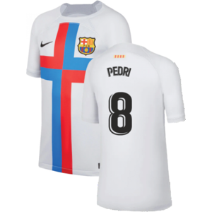 Nike (SB) 2022-2023 Barcelona Third Shirt (Kids) (PEDRI 8) Nike (SB) 2022-2023 Barcelona Third Shirt (Kids) (PEDRI 8)