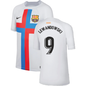 Nike (SB) 2022-2023 Barcelona Third Shirt (Kids) (LEWANDOWSKI 9) Nike (SB) 2022-2023 Barcelona Third Shirt (Kids) (LEWANDOWSKI 9)
